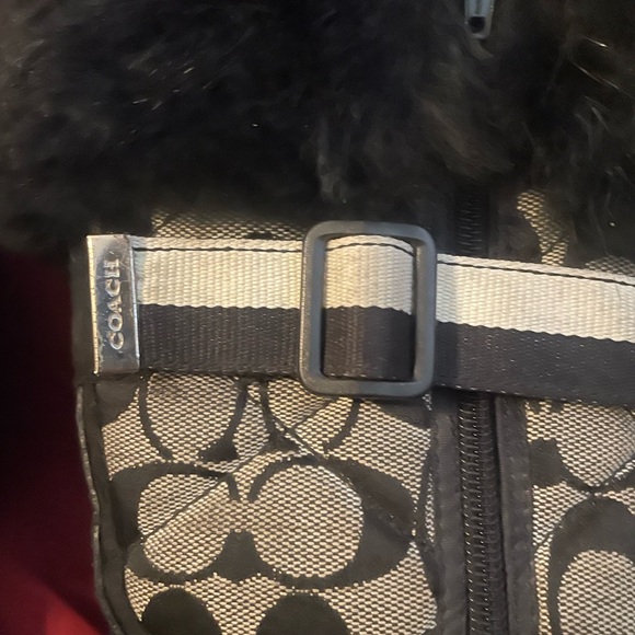 Women’s Coach Marriette logo canvas winter boots - Picture 8 of 13